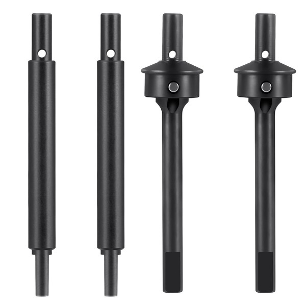 JGGZONE Hardened Steel Driveshaft Front Rear Portal CVD Axle Shafts