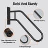 Outdoor Handrail for 1-3 Steps, 22.8" Length Wall Mount Stair