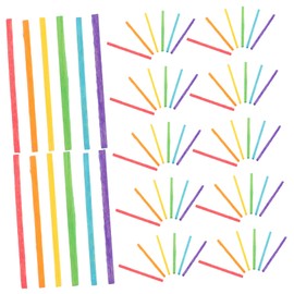 Gatuida 1 Pack Multicolored Craft Matchsticks DIY Sticks for Art Classroom Supplies Birthday Party Activities Educational Resource for Math Creative Expression for Group Projects