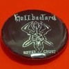 1 Inch Black Hellbastard Ripper Crust Punk Round Pinback Button