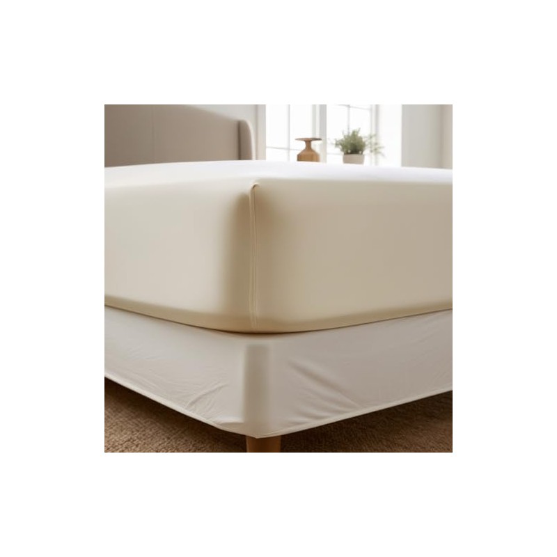 200 Thread Count 100% Egyptian Cotton Fitted Sheet - Extra