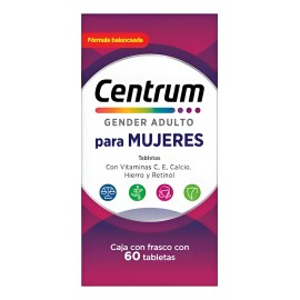 Multivitamínico Centrum Gender Mujeres Tabletas Sabor