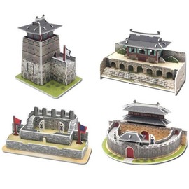 Artbox/Motto Suwon Hwaseong Fortress Series 4-Type 3D Puzzle Making / 아트박스모또 수원화성 시리즈 4종 입체퍼즐 만들기