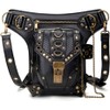 Malayas Cestlafit Leather Vintage Shoulder Bag, Steampunk Punk Handbag, Leather
