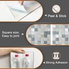 VAOVI Peel and Stick Self-Adhesive Marble Mosaic Wall Tile Backsplash