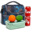 FlowFly Double Decker Cooler Insulated Lunch Bag Large Tote for