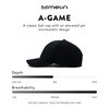 melin A-Game Hydro, Heather Charcoal, Men’s Performance Snapback Hats, Water-Resistant
