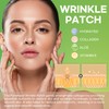 SILKDERMIS Forehead Wrinkle Patches 12Pcs with Smile Line Patches 24Pcs
