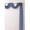Socomi 3 Panels Dusty Blue Chiffon Wedding Arch Drapes 6
