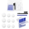 XIHIRCD 9pcs Hearing Amplifier Domes and Cleaning Kit for Audien