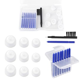 XIHIRCD 9pcs Hearing Amplifier Domes and Cleaning Kit for Audien Atom