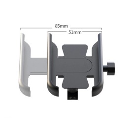 Unbranded Motorcycle Bike Bicycle Scooter Handlebar Mirror Cell Phone Holder Mount GPS - Mirror Base Install Black