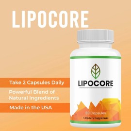 Unbranded (5 Pack) Lipocore Advanced Capsules, Lipo Core Max Support