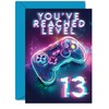 13th Gamer Birthday Cards for Boys Girls - You've Reached