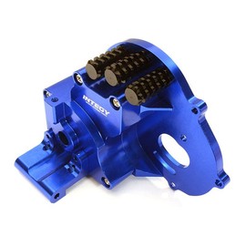 Integy RC Model C28196BLUE Alloy Gearbox Housing for Traxxas 1/10 Stampede 2WD,Rustler 2WD,Bandit & Bigfoot