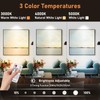 VIGMOJ Wireless LED Spotlight, Rechargeable Floor Uplighting Indoor, Battery Operated