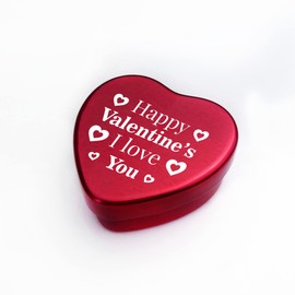 Red Ocean Valentines Day Gift Red Metal Tin Gift For Boyfriend Girlfriend Husband Wife I Love You Gifts For Him Her