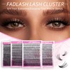 Lash Clusters Extensions 200pcs 30D Individual Cluster Lashes Mixed Tray