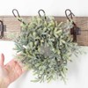 Factory Direct Craft Artificial Frosted Pine Evergreen Wreath Ring -