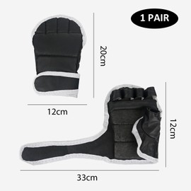 1 Pair Half Finger Gloves, Boxing Gloves for Adults, Breathable Gloves, Fingerless Gloves, Protective Gloves, Boxing Equipment