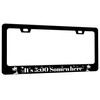 RTINRAN It's 5:00 Somewhere License Plate Frame Funny Seaside Palm