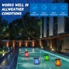 TGKYK Solar Pool Lighting, 2 Pieces, 3 Colours, Solar Floating
