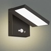 Lustrlach Solar Lights Motion Sensor Outdoor Wall Sconce Waterproof LED