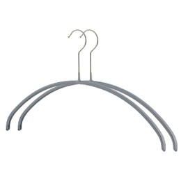 Mawa 14142M, Style 40/P Euro Series Hanger for Shirts/Dresses, Pack of 2, Silver, 2 Piece