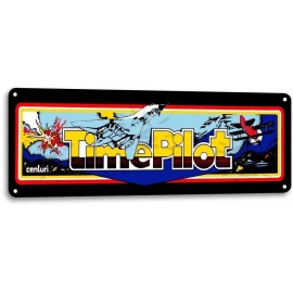 Decor Time Pilot Classic Cenluri Arcade Marquee Game Room Wall Decor Metal Tin Sign
