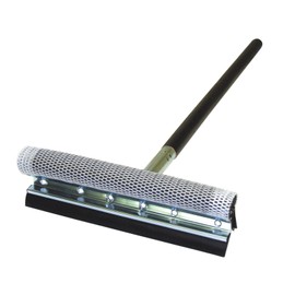 Carrand 9057 Deluxe 8" Metal Squeegee with 24" Black Wood Handle