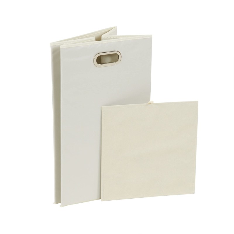 Household Essentials Folding Laundry Hamper, Natural