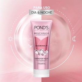 POND'S Limpiador Facial en Espuma Bright Miracle con Niasorcinol Anti-manchas, 100g