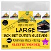 5 Box Set Outer Sleeves - Large No Flap -