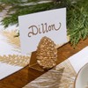 Park Designs Patricia Heaton Home Gold Pinecone Placecard Holder Set