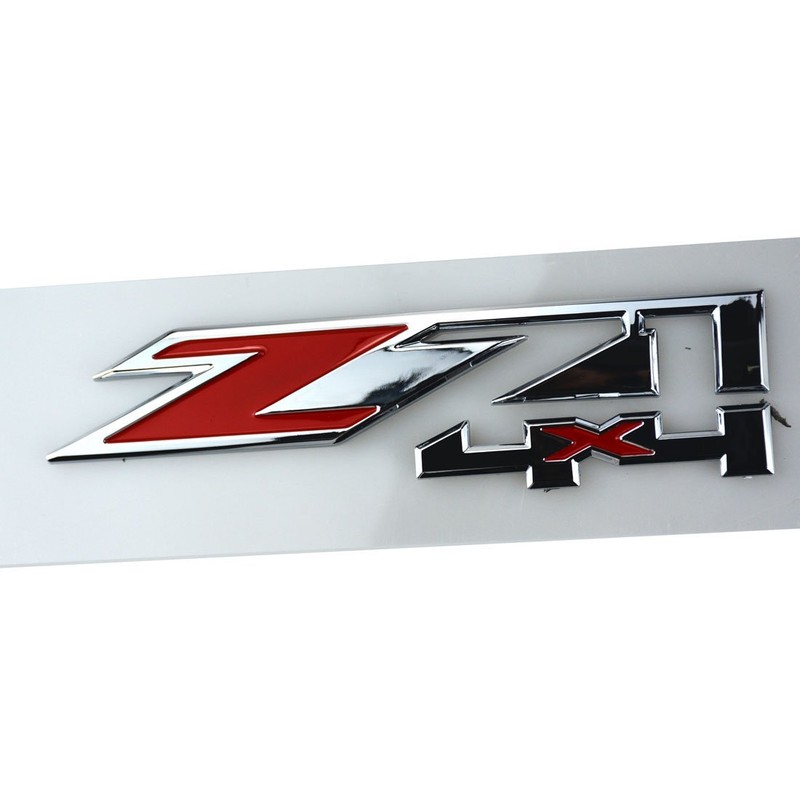 Aimoll 2pcs Z71 4x4 Emblems for GMC Chevy Silverado Sierra