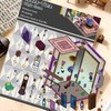 Bifarde 4 Sets DIY 3D Mini House Scenes Stickers with