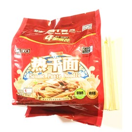 Hankow Sesame Paste Noodle Original Flavor 9.9 Oz(2.5 Oz X4) And 2 Pairs Of Chopstick