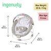 Ingenuity InLighten Baby Bouncer Infant Seat with Light Up -Toy