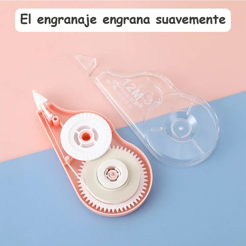 Cinta Correctora Instantáneo Set 6pzas De 12m X 6mm X