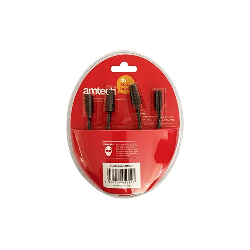 Amtech S1905 4pc Sink and Plug Hole Unblocker, 2 x