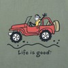 Life is Good. Men's Crusher Tee Vintage Off Road Jake,