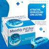 Monthly Pill Box by MEDca - Smart Prescription Organization with
