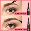 Eye Brow Pencils for Women - Eyebrow Pencil 2-in-1 Dual-Ended