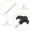 CAXUSD 4pcs Portable Tent Pegs Rotating Heads Heavy Duty Ground