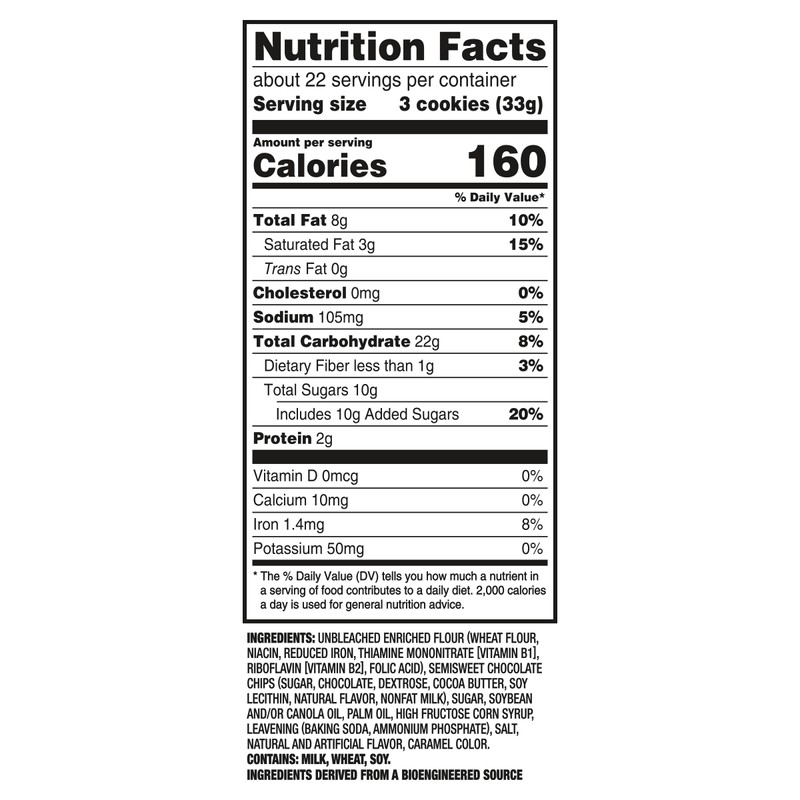 Chips Ahoy! Original Chocolate Chip Cookies, Party Size, 25.3 oz