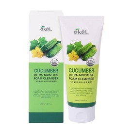 (Ikel) Ikel Ultra Moisture Foam Cleanser 180ml Cucumber / Cleansing Foam / (이켈)이켈 울트라 모이스처 폼클렌저 180ml 오이 클렌징폼