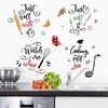 wondever Kitchen Food Wall Stickers Kitchenware Lettering Peel and Stick