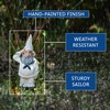 Zeckos 8-Inch Tall United States Navy Garden Gnome Statue, an