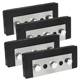 JomGorg 3/8inch Snow Blower Rubber Blade Impeller Modification Kit 4 Blade for 2-Stage Snow Blower