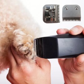 New Version 30# Dog Clipper Blade Cutting Length 1/50"(0.5mm) for Andis/Wahl/Oster, Stainless Steel Blade FOR Pet Dogs Hair Cut Clipper (2 Packs)